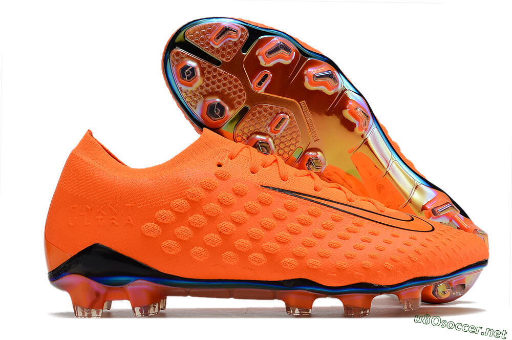 Men's Nike Phantom Ultra Venom FG Football Boots - Orange/Black 2