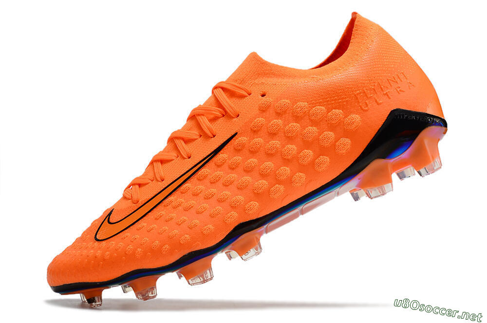 Men's Nike Phantom Ultra Venom FG Football Boots - Orange/Black 5