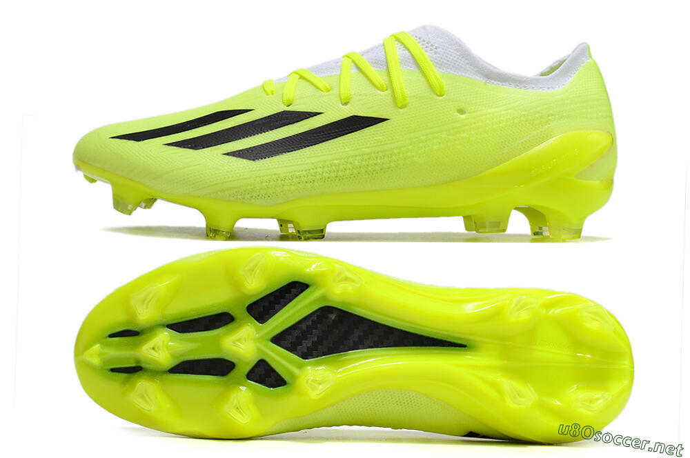 Men's Adidas X Speedportal.1 FG Football Boots - Green/White/Black 1