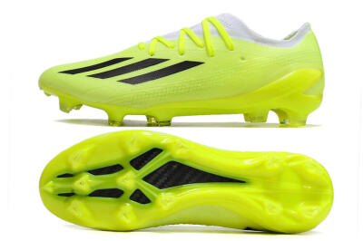 Men's Adidas X Speedportal.1 FG Football Boots - Green/White/Black