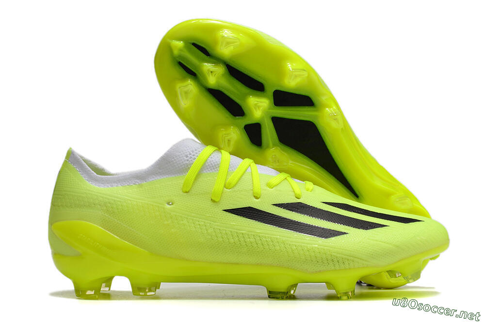 Men's Adidas X Speedportal.1 FG Football Boots - Green/White/Black 2