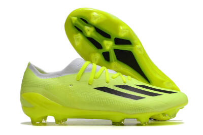 Men's Adidas X Speedportal.1 FG Football Boots - Green/White/Black
