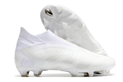 Men's Adidas Predator Accuracy+ FG Football Boots - White/White