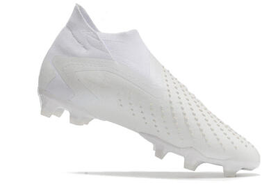 Men's Adidas Predator Accuracy+ FG Football Boots - White/White