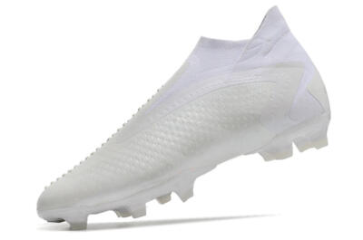 Men's Adidas Predator Accuracy+ FG Football Boots - White/White