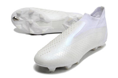 Men's Adidas Predator Accuracy+ FG Football Boots - White/White