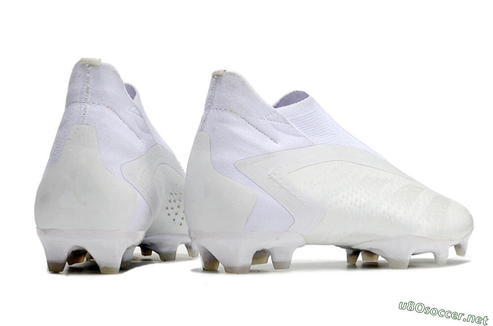 Men's Adidas Predator Accuracy+ FG Football Boots - White/White 6