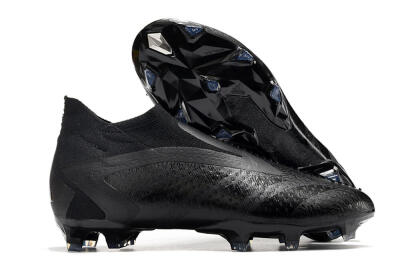 Men's Adidas Predator Accuracy+ FG Football Boots - Black/Grey