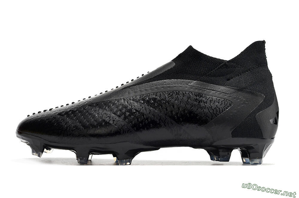 Men's Adidas Predator Accuracy+ FG Football Boots - Black/Grey 0