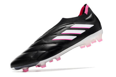 Men's Adidas Copa Pure+ FG Football Boots - Black/White/Pink
