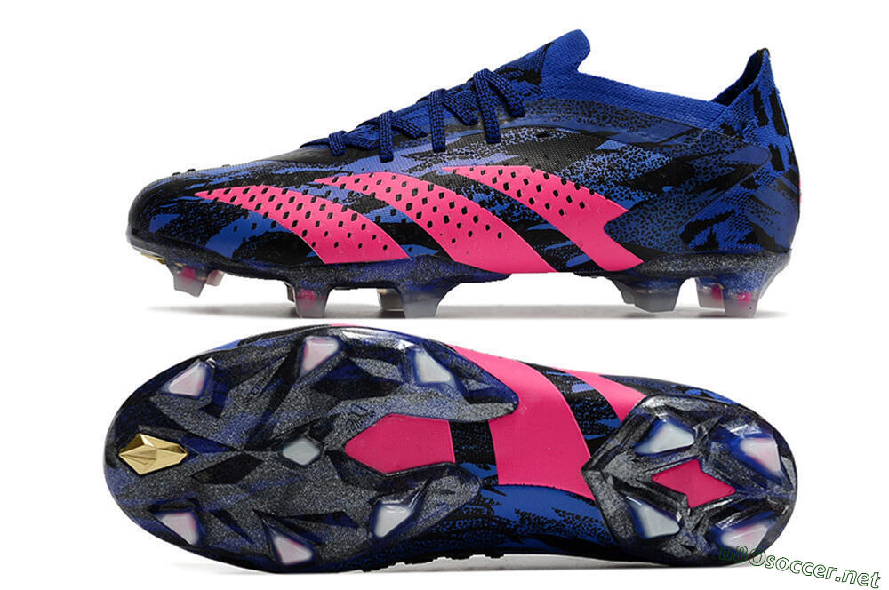 Men's Adidas Predator Accuracy.1 Paul Pogba FG Football Boots - Blue/Black/Pink 1