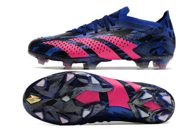 Men's Adidas Predator Accuracy.1 Paul Pogba FG Football Boots - Blue/Black/Pink