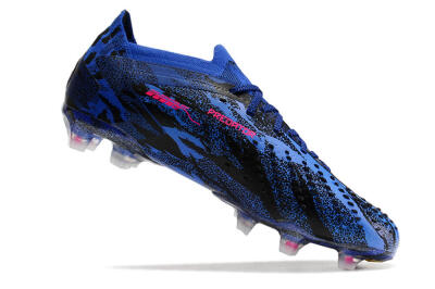 Men's Adidas Predator Accuracy.1 Paul Pogba FG Football Boots - Blue/Black/Pink