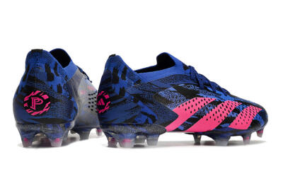 Men's Adidas Predator Accuracy.1 Paul Pogba FG Football Boots - Blue/Black/Pink