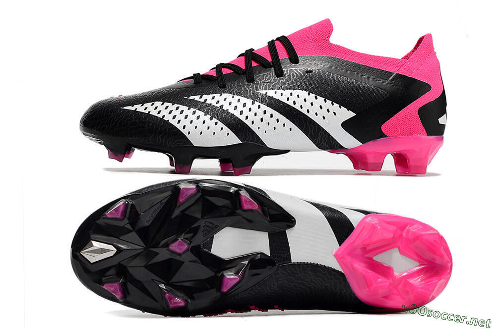 Men's Adidas Predator Accuracy.1 FG Football Boots - Black/Pink/White 1