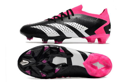 Men's Adidas Predator Accuracy.1 FG Football Boots - Black/Pink/White