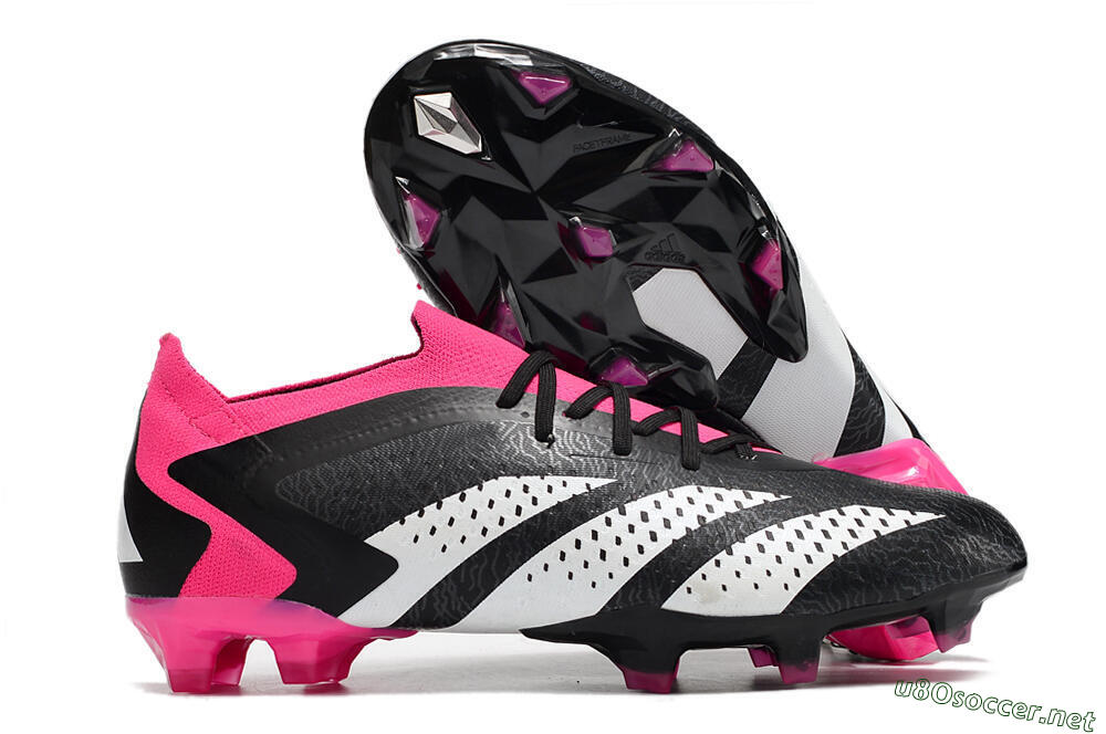 Men's Adidas Predator Accuracy.1 FG Football Boots - Black/Pink/White 2