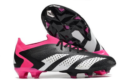 Men's Adidas Predator Accuracy.1 FG Football Boots - Black/Pink/White
