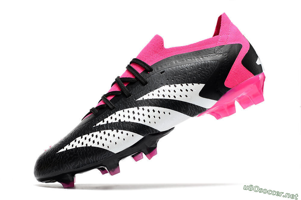 Men's Adidas Predator Accuracy.1 FG Football Boots - Black/Pink/White 4
