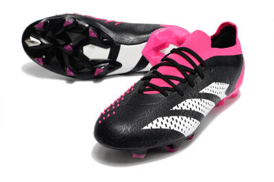Men's Adidas Predator Accuracy.1 FG Football Boots - Black/Pink/White