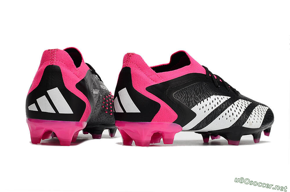 Men's Adidas Predator Accuracy.1 FG Football Boots - Black/Pink/White 6