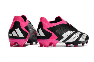 Men's Adidas Predator Accuracy.1 FG Football Boots - Black/Pink/White