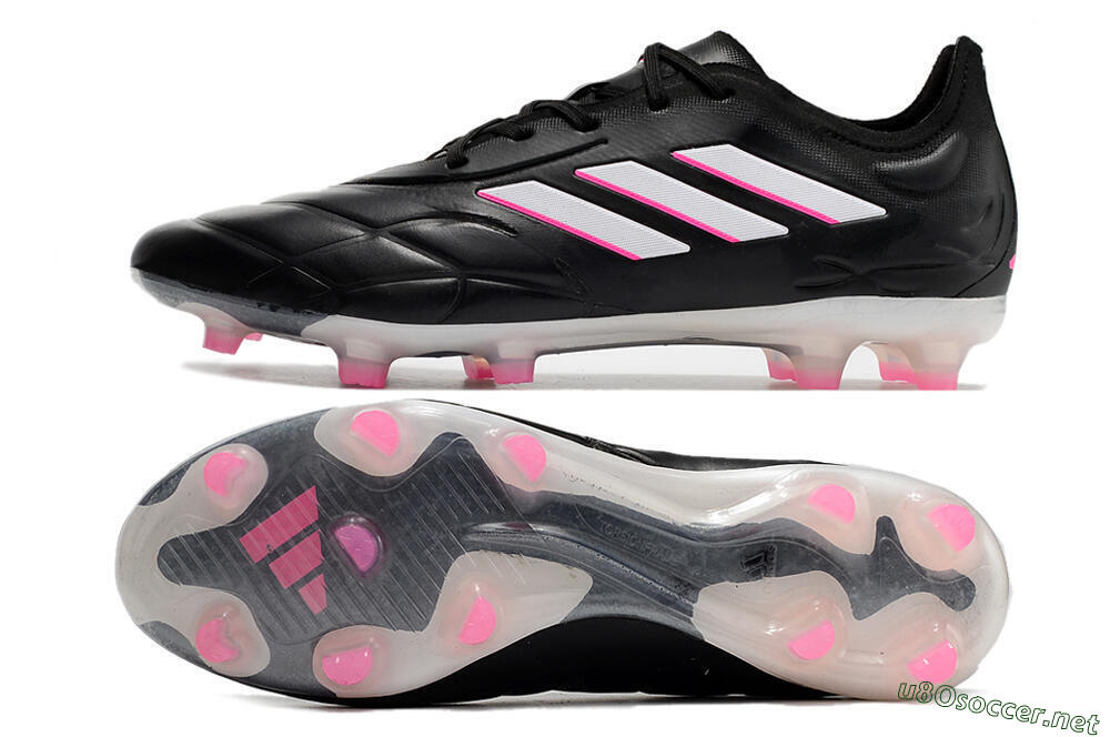 Men's Adidas Copa Pure.1 FG Football Boots - Black/White/Pink 1