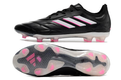 Men's Adidas Copa Pure.1 FG Football Boots - Black/White/Pink