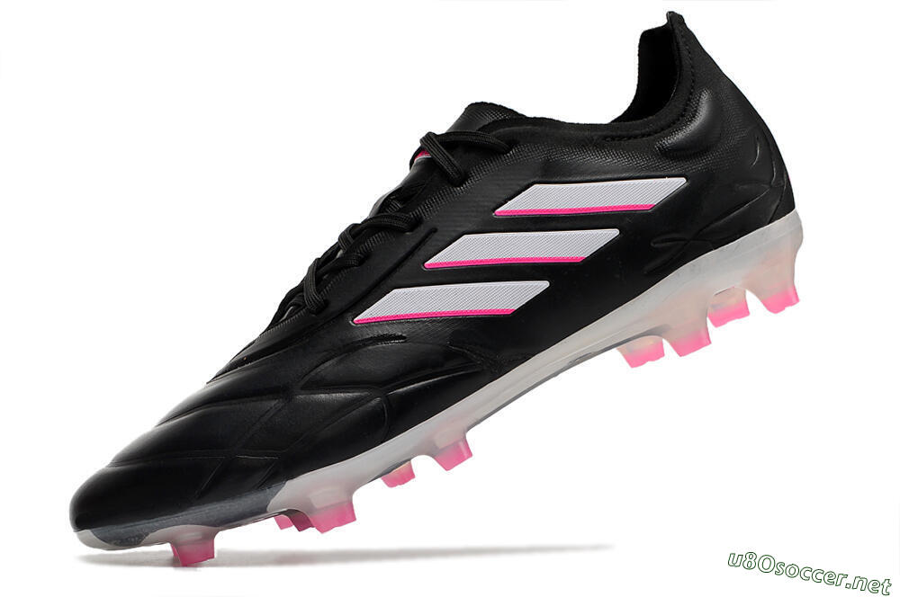 Men's Adidas Copa Pure.1 FG Football Boots - Black/White/Pink 5