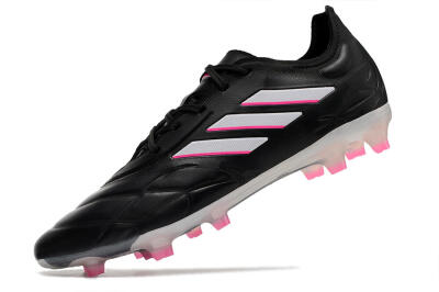 Men's Adidas Copa Pure.1 FG Football Boots - Black/White/Pink