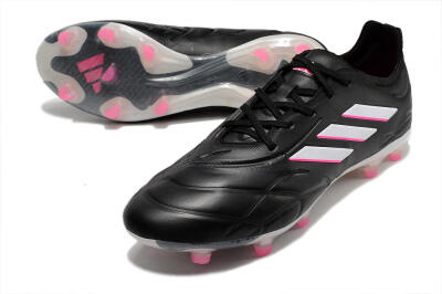 Men's Adidas Copa Pure.1 FG Football Boots - Black/White/Pink