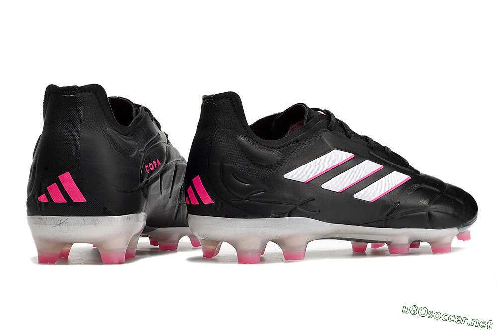 Men's Adidas Copa Pure.1 FG Football Boots - Black/White/Pink 6