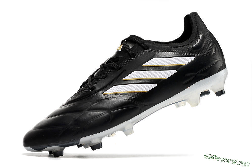 Men's Adidas Copa Pure.1 FG Football Boots - Black/White 5