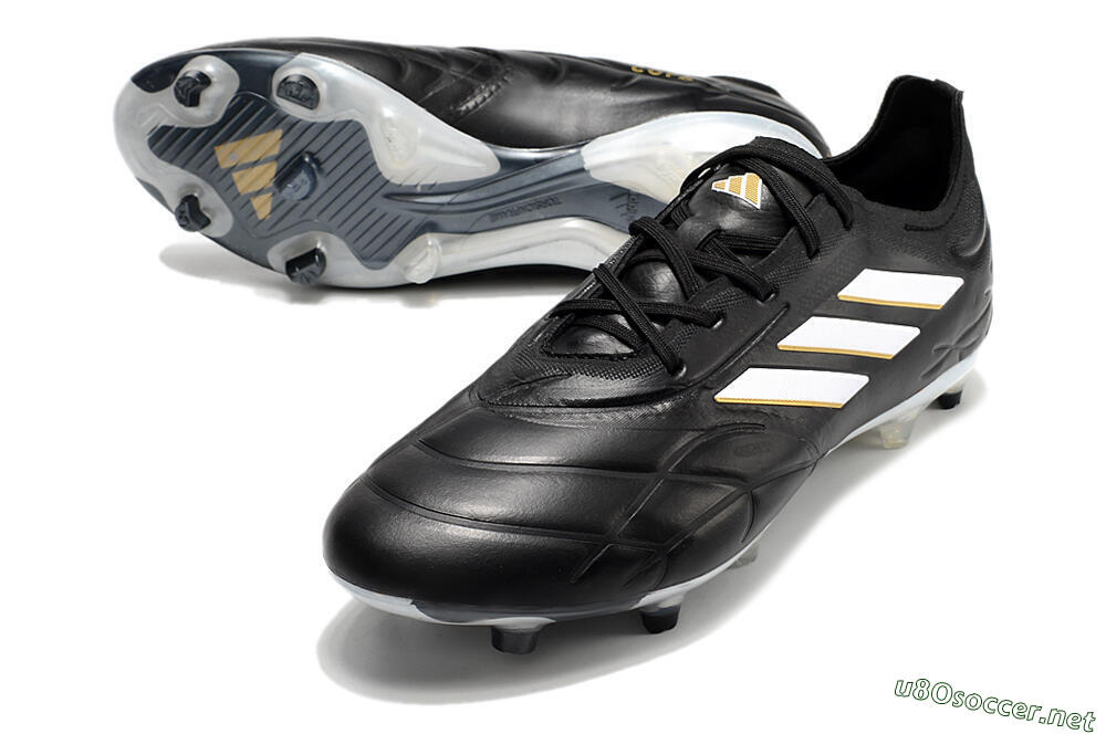 Men's Adidas Copa Pure.1 FG Football Boots - Black/White 3