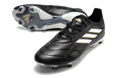 Men's Adidas Copa Pure.1 FG Football Boots - Black/White