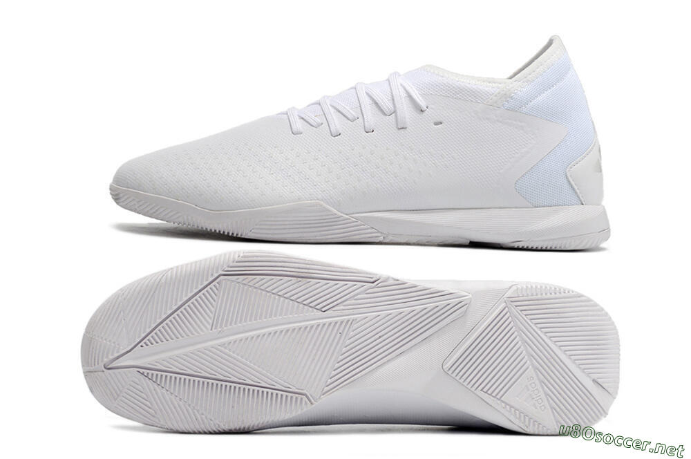 Men's Adidas Predator Accuracy.3 IC Football Shoes - White/White 1