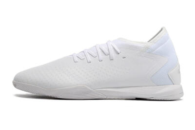 Men's Adidas Predator Accuracy.3 IC Football Shoes - White/White