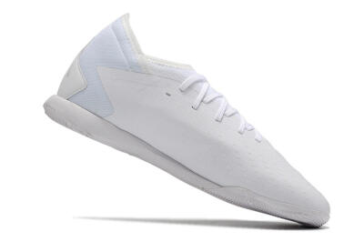 Men's Adidas Predator Accuracy.3 IC Football Shoes - White/White