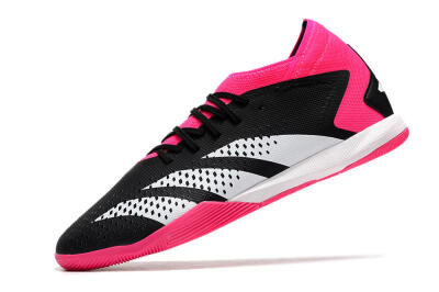 Men's Adidas Predator Accuracy.3 IC Football Shoes - Black/Pink/White