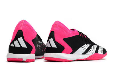 Men's Adidas Predator Accuracy.3 IC Football Shoes - Black/Pink/White