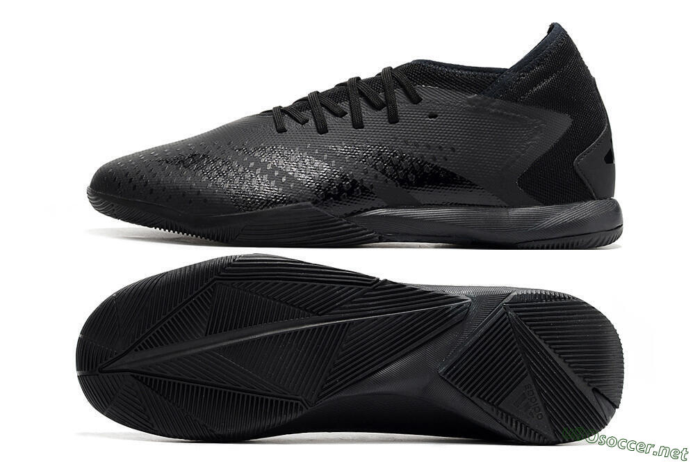 Men's Adidas Predator Accuracy.3 IC Football Shoes - Black/Grey 1