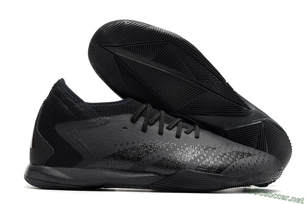 Men's Adidas Predator Accuracy.3 IC Football Shoes - Black/Grey 2