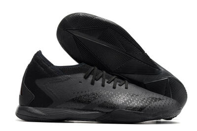 Men's Adidas Predator Accuracy.3 IC Football Shoes - Black/Grey