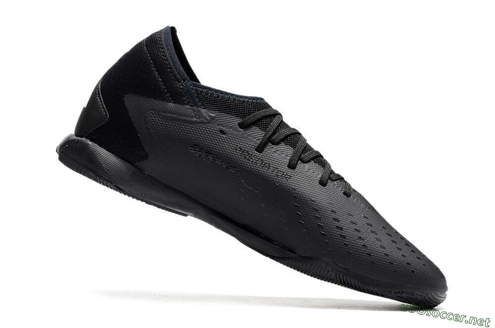Men's Adidas Predator Accuracy.3 IC Football Shoes - Black/Grey 4