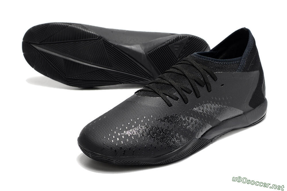 Men's Adidas Predator Accuracy.3 IC Football Shoes - Black/Grey 3