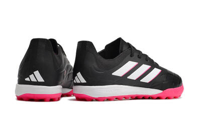 Men's Adidas Copa Pure.3 TF Football Shoes - Black/Pink/White
