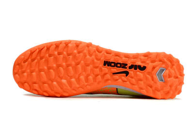 Unisex Nike Air Zoom Mercurial Vapor 15 Elite TF Football Shoes - Green/Black/Orange