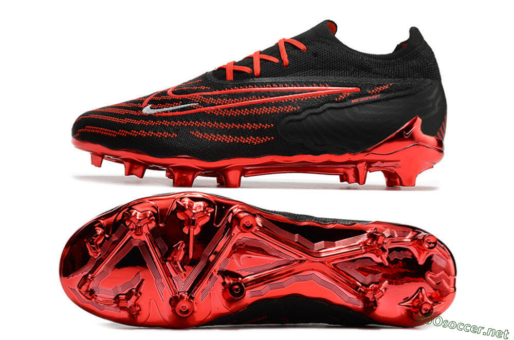 Men's Nike Phantom GX Elite FG Football Boots - Black/White 1