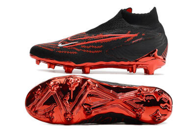 Men's Nike Phantom GX Elite DF FG Football Boots - Black/Red