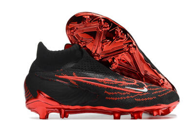 Men's Nike Phantom GX Elite DF FG Football Boots - Black/Red